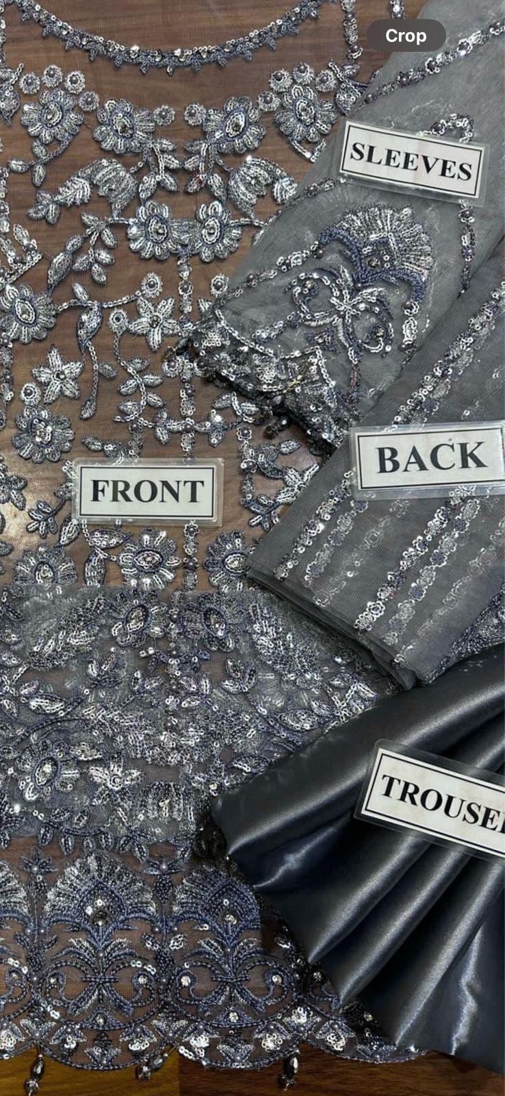 Ikhwan – Premium Chiffon Embroidered 3-Piece Suit with Satin Trouser & Malai Inner | November Drop 2 – Embroidery Collection