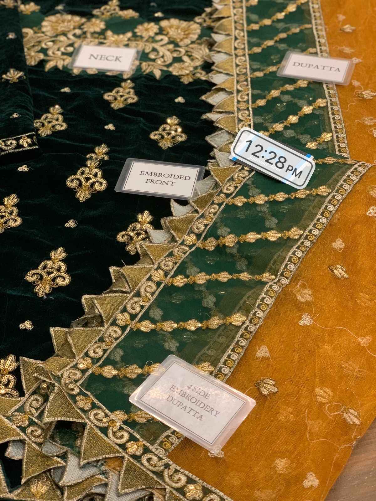 Velvet Embroidered Master Replica – Luxury 3-Piece Ready-to-Wear Suit