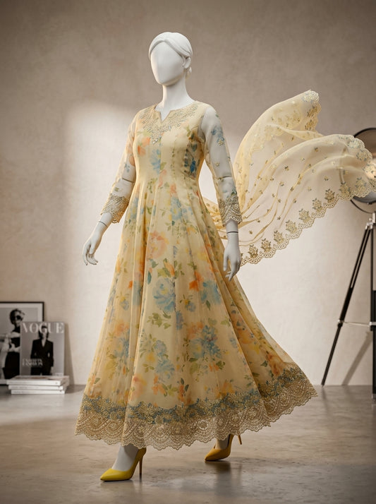 Digital Printed Lawn 3-Piece Suit with Ready-to-Wear Chiffon Dupatta | Most Demanding Edition | Summer Collection 2026