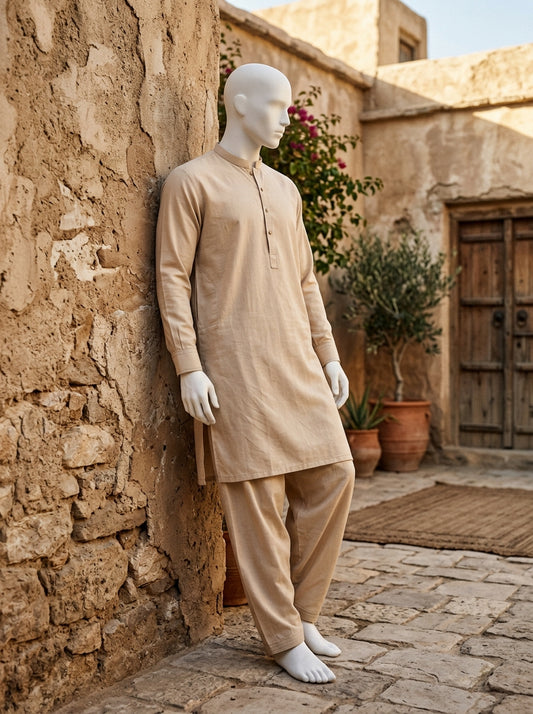 Skin Wash & Wear Boski Unstitched Fabric