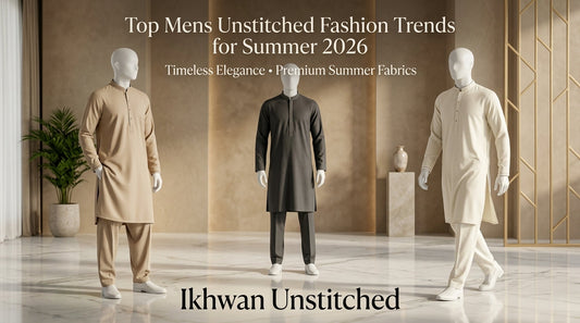 Top Mens Unstitched Fashion Trends in Pakistan for Summer 2026