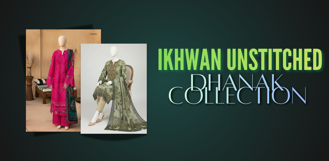 The Elegance of Dhanak Doria 3-Piece Suits – Winter 2025 Edition | Ikhwan Unstitched - Ikhwan Unstitched