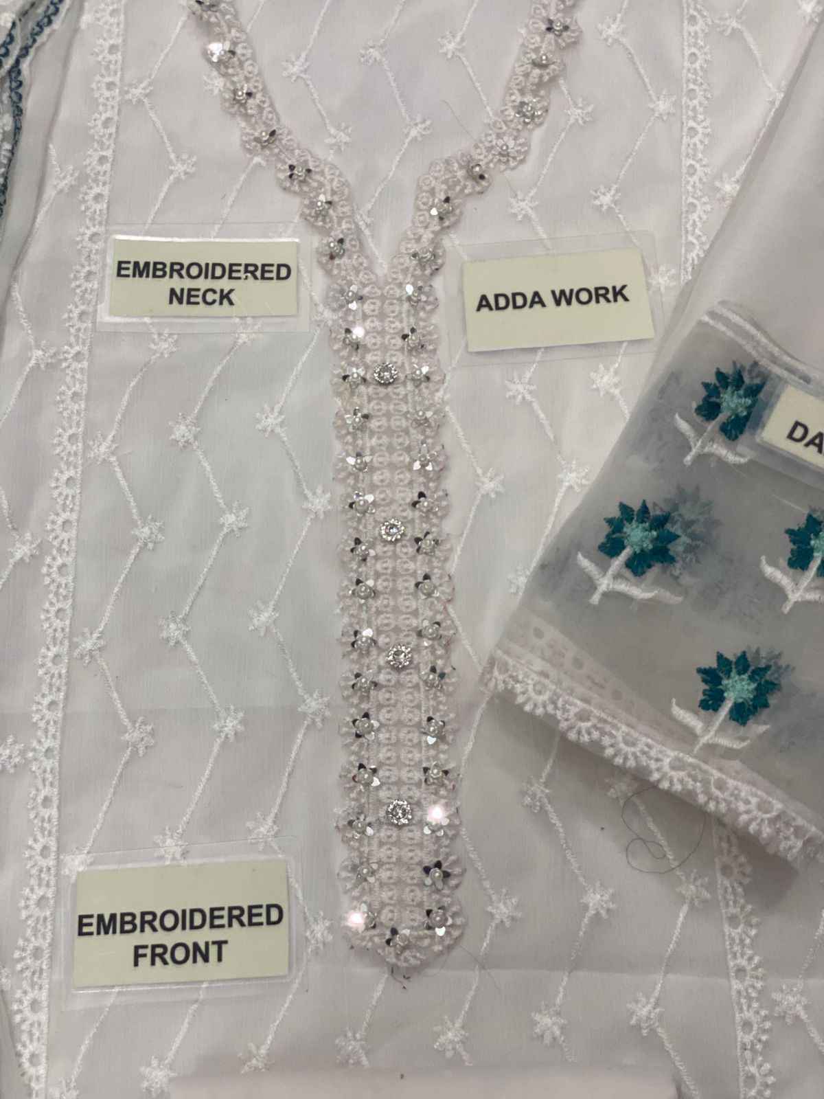 Ikhwan Unstitched – Luxury Chiffon 3-Piece Embroidered Suit with Adda Work & 4-Side Border Dupatta | November Drop 1