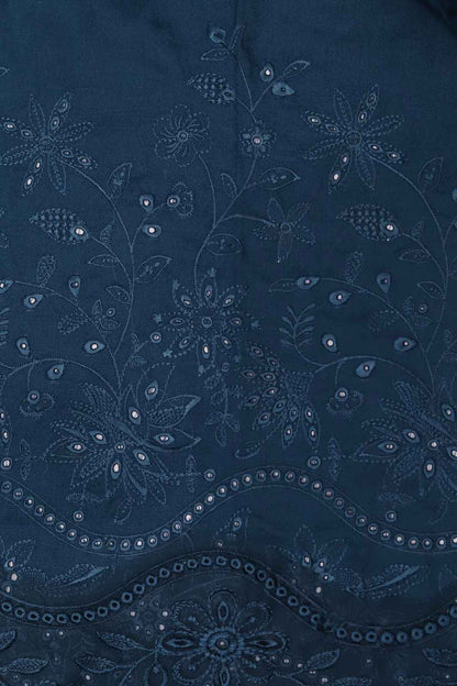 Dhanak Hit Codes | Premium Multi-Head & Boring Embroidered 3-Piece Suit with Digital Printed Wool Shawl (Ikhwan New Arrivals – November Drop 1)