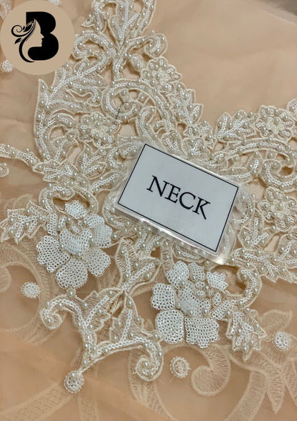 Organza Fully Heavy Embroidered 3-Piece Suit | Sequins & 3D Flowers | Dyed Satin Silk Trouser | 2 Styles – Kameez/Shalwar & Frock | November Drop 2 Winter 2025