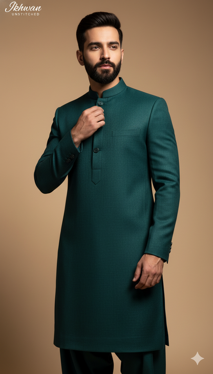 Ikhwan Wool Collection – The Finest Men’s Fabric | Zinc Color | Premium Twill Shine Wool