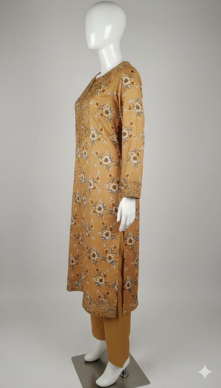 Luxury Linen 2PC Salwar Kameez – Winter Essential by Ikhwan Unstitched