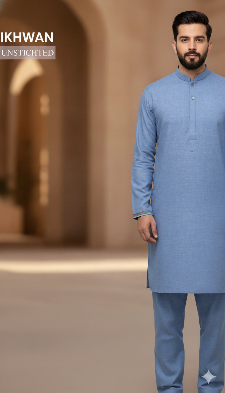 Men’s Premium Sapphire Wool Collection 2025 – 100% Pure Super Luxury Wool Fabric | Original Inlay, Stamp & Bag Included