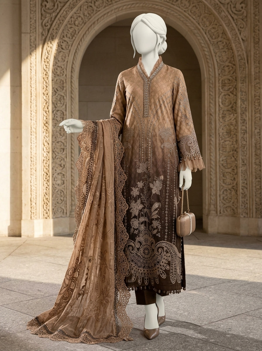 Embroidered Sequin Lawn