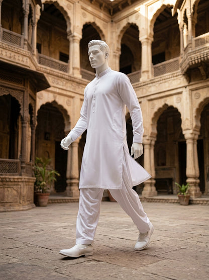 Pure White Premium Tropical Wash & Wear