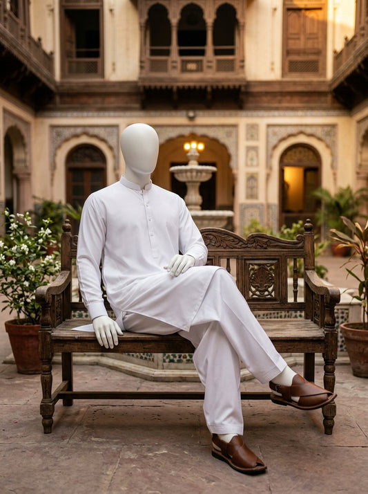 Pure White Premium Tropical Wash & Wear