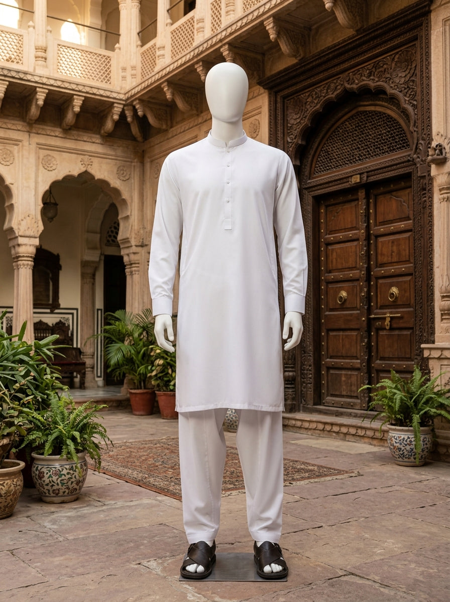 Pure White Premium Tropical Wash & Wear
