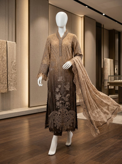Embroidered Sequin Lawn