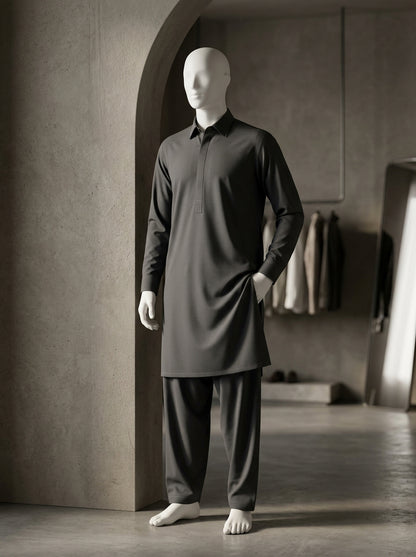 IKHWAN Men's Luxury Summer Collection 2026 – Dark Grey