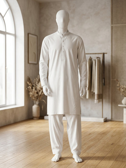 IKHWAN Men's Luxury Summer Collection 2026 – White