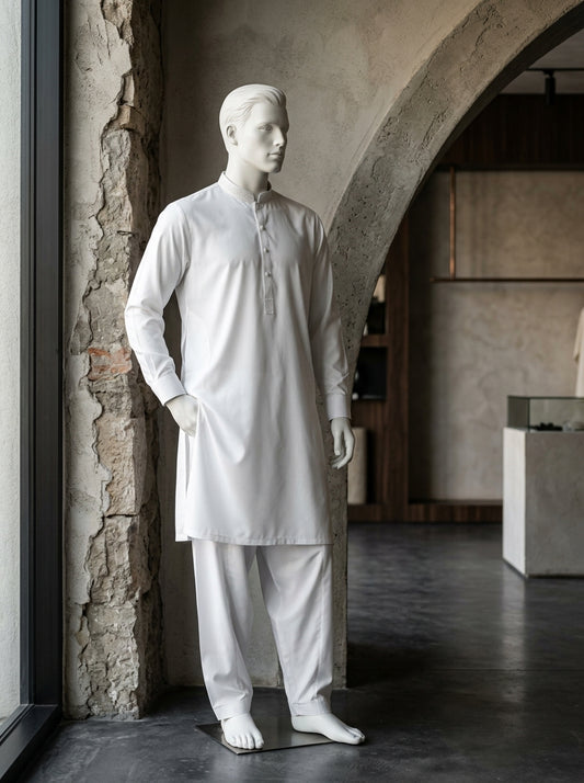 IKHWAN Men's Luxury Summer Collection 2026 – White