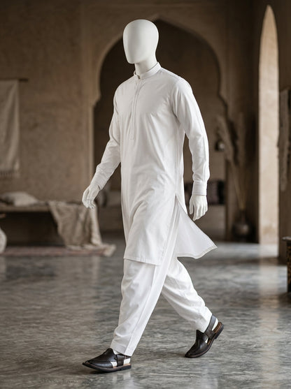 IKHWAN Men's Luxury Summer Collection 2026 – White