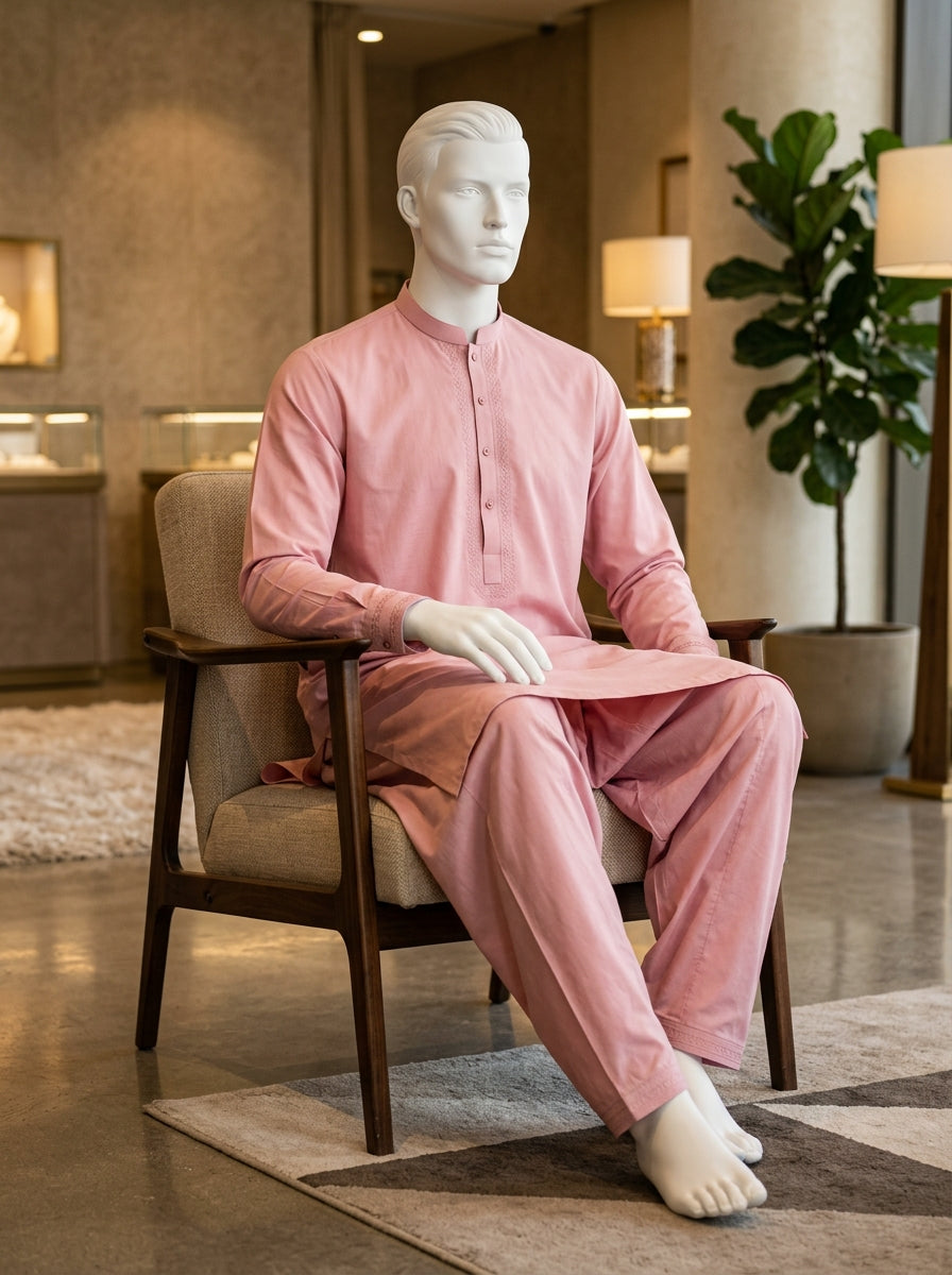 IKHWAN Men's Luxury Summer Collection 2026 – Light Pink