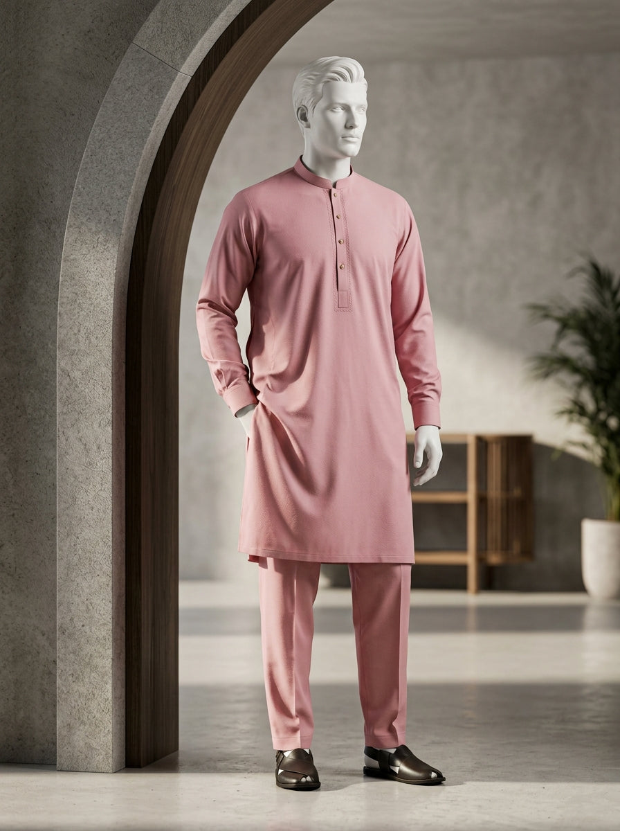IKHWAN Men's Luxury Summer Collection 2026 – Light Pink