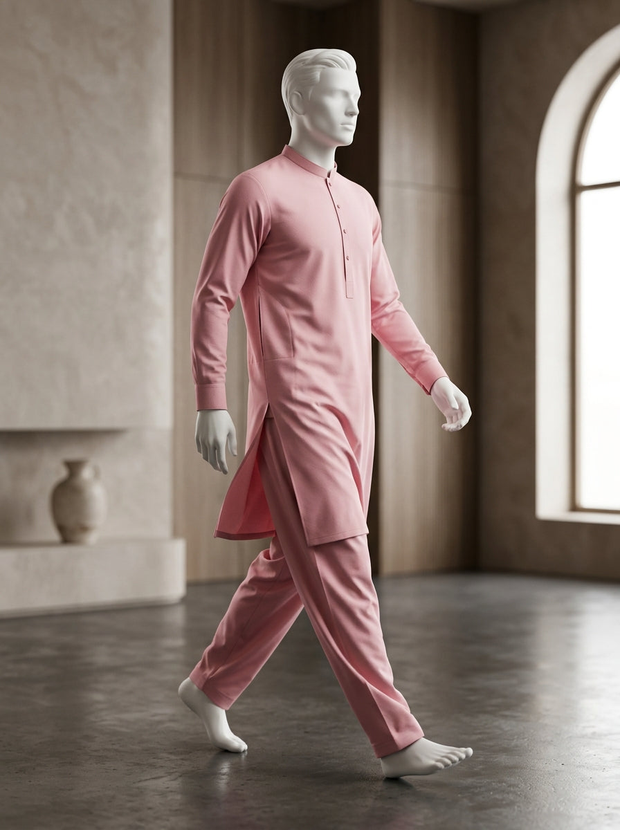 IKHWAN Men's Luxury Summer Collection 2026 – Light Pink