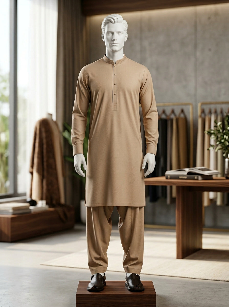 IKHWAN Men's Luxury Summer Collection 2026 – Almond