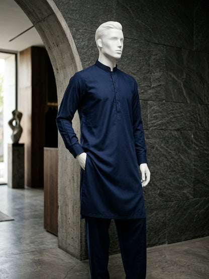 IKHWAN Men's Luxury Summer Collection 2026 – Navy Blue