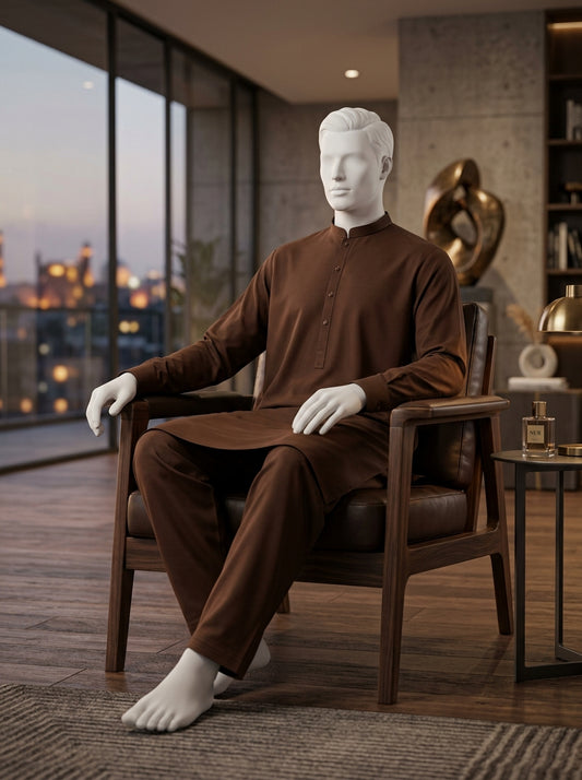 IKHWAN Men's Luxury Summer Collection 2026 – Brown
