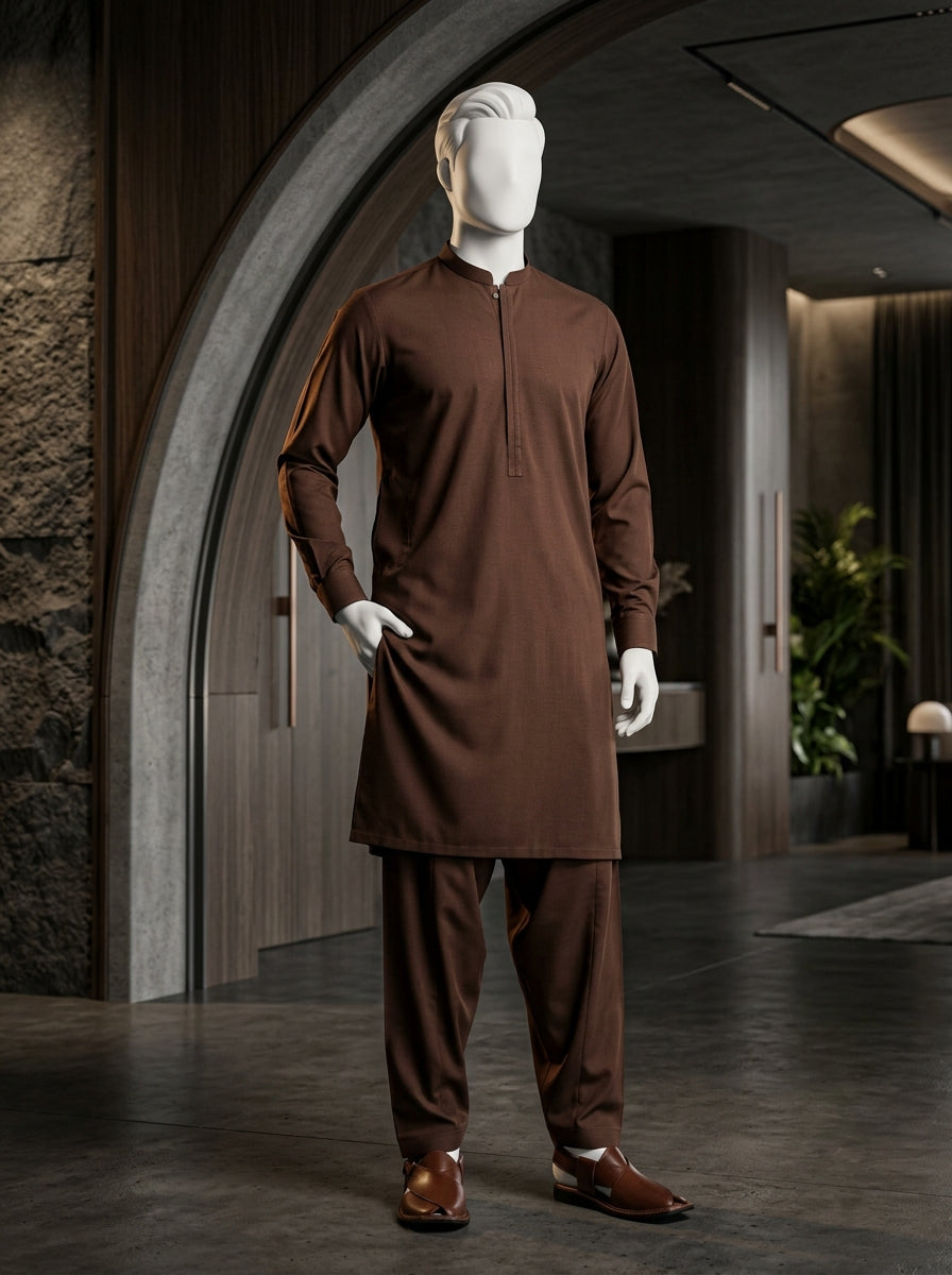 IKHWAN Men's Luxury Summer Collection 2026 – Brown
