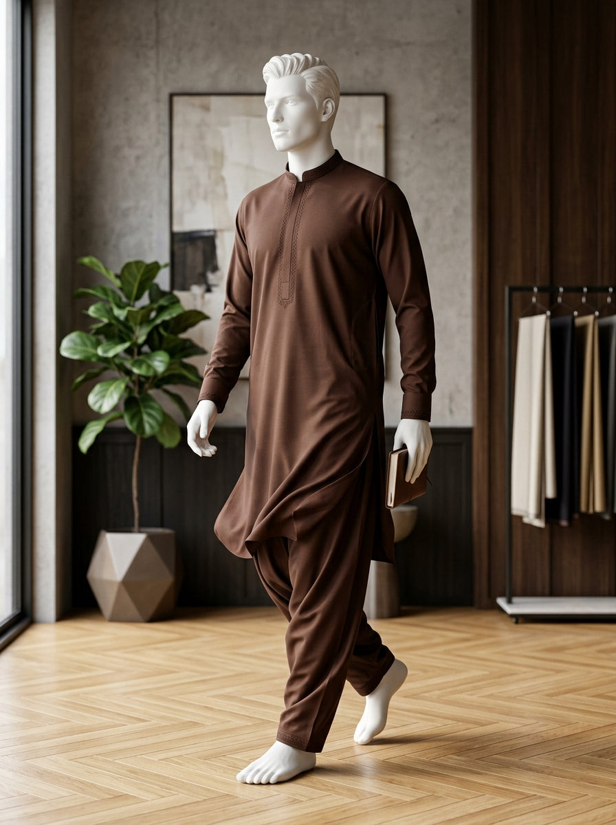 IKHWAN Men's Luxury Summer Collection 2026 – Brown
