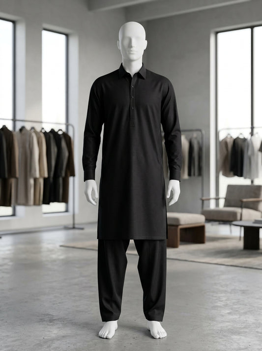 IKHWAN Men's Luxury Summer Collection 2026 – Black