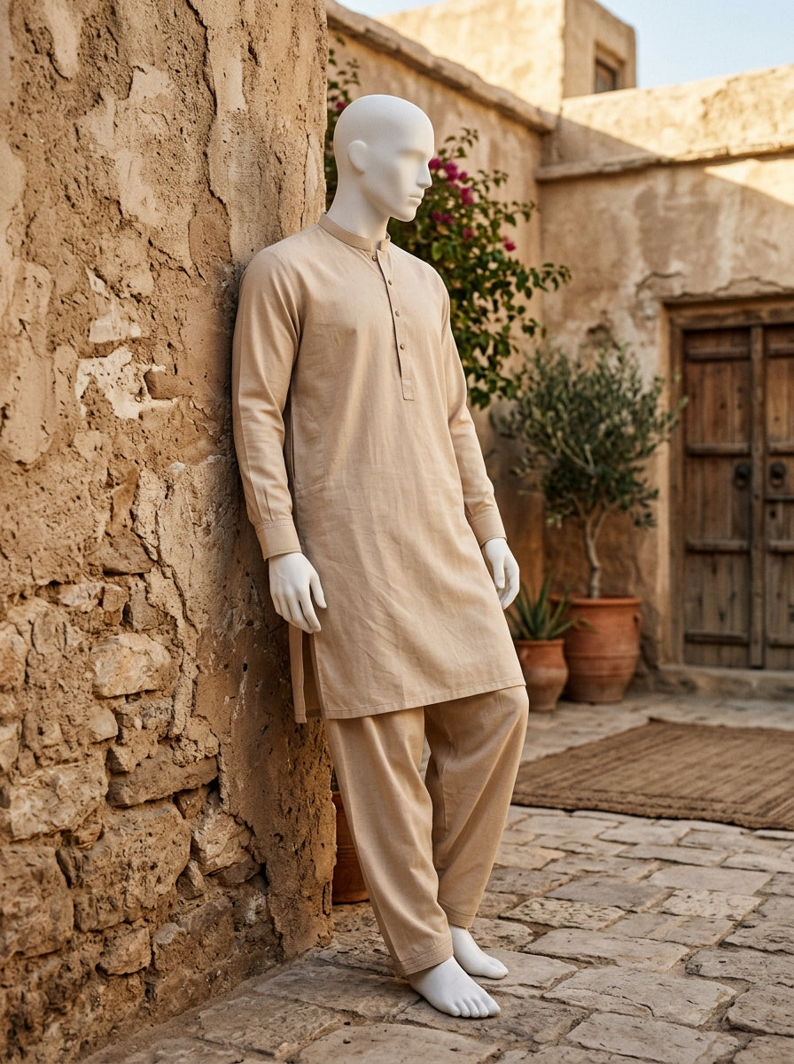 Skin Wash & Wear Boski Unstitched Fabric