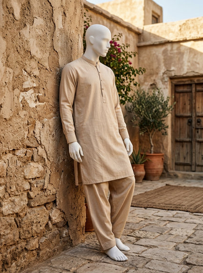 Skin Wash & Wear Boski Unstitched Fabric