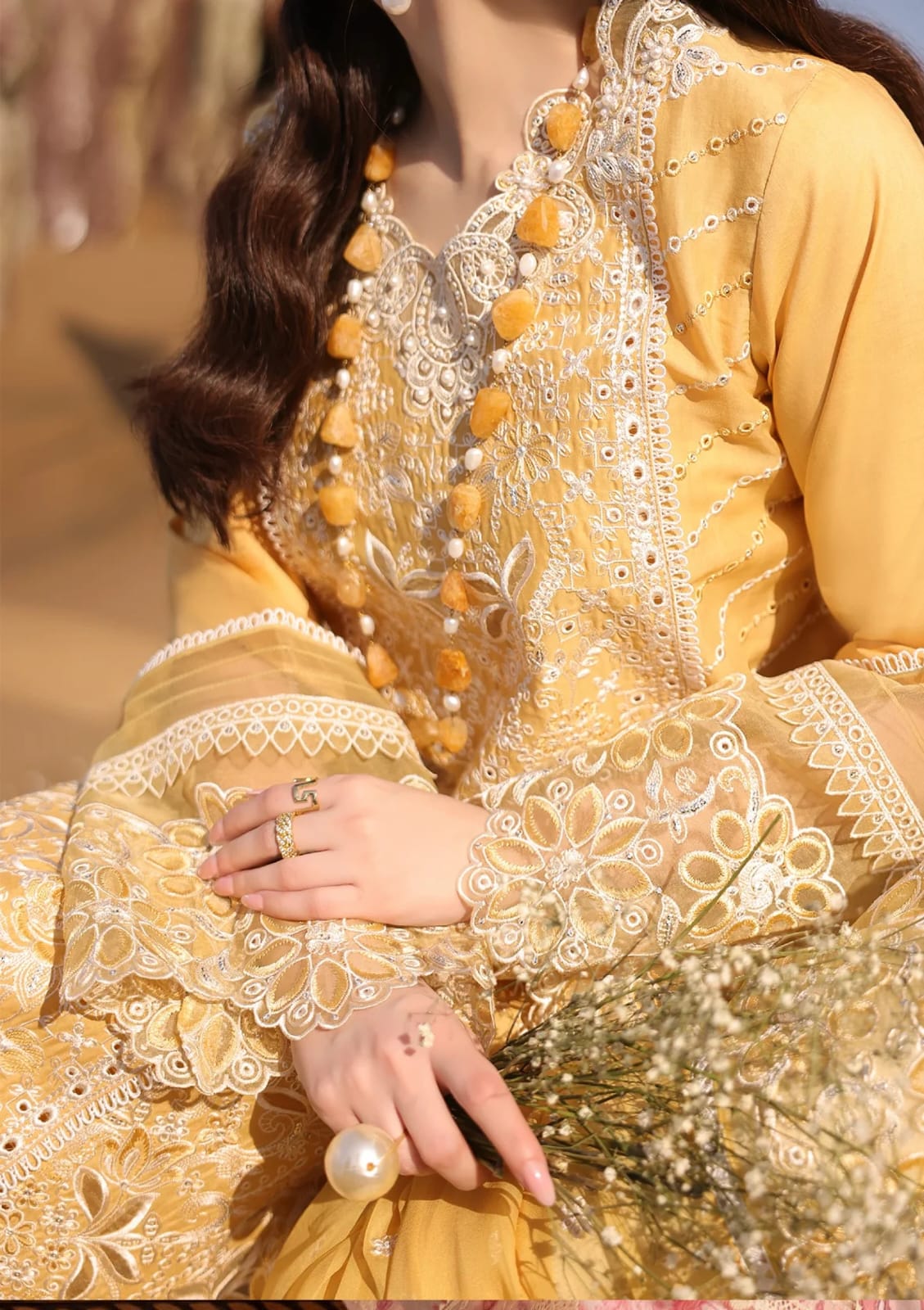 Premium Lawn Collection 2026 | Heavy Embroidered 3-Piece Lawn Suit with Embroidered Chiffon Dupatta