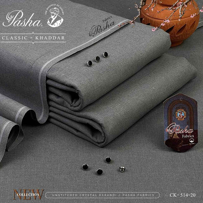 Pasha New – Classic Khaddar By IKHWAN UNSTITCHED - Unstitched 7 Meters | Premium Winter Fabric Collection