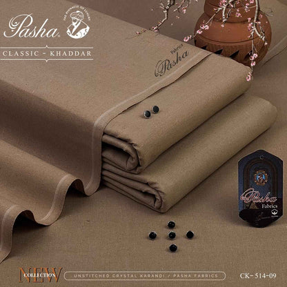 Pasha New – Classic Khaddar By IKHWAN UNSTITCHED - Unstitched 7 Meters | Premium Winter Fabric Collection