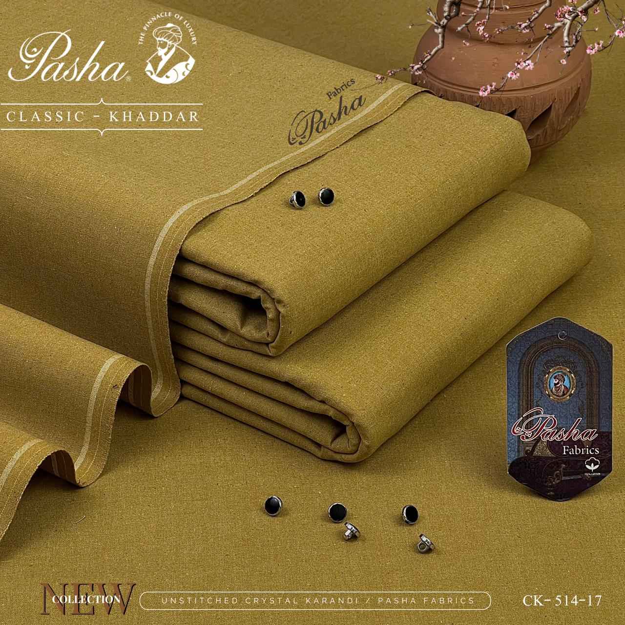 Pasha New – Classic Khaddar By IKHWAN UNSTITCHED - Unstitched 7 Meters | Premium Winter Fabric Collection