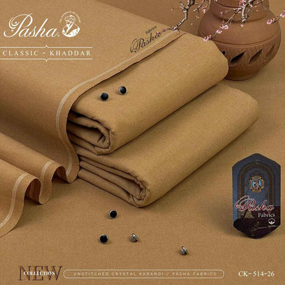 Pasha New – Classic Khaddar By IKHWAN UNSTITCHED - Unstitched 7 Meters | Premium Winter Fabric Collection
