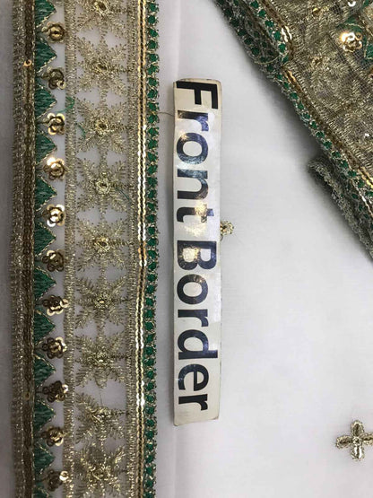 Luxury Chiffon 3-Piece Embroidered Suit with Adda Work & Heavy Border Dupatta | Ikhwan New Arrivals – November Drop 1